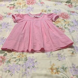 Pink Gingham Kids Casual Dress